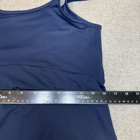 Columbia Dress Women M Blue PFG Jersey Stretch Active Sundress Beach Vacation - Picture 5 of 8
